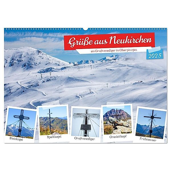 Grüsse aus Neukirchen (Wandkalender 2025 DIN A2 quer), CALVENDO Monatskalender, Calvendo, Christa Kramer