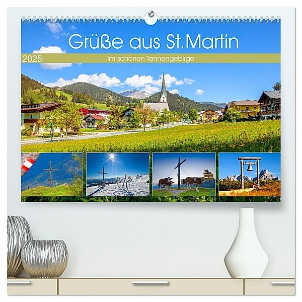 Grüße aus St.Martin (hochwertiger Premium Wandkalender 2025 DIN A2 quer), Kunstdruck in Hochglanz, Calvendo, Christa Kramer
