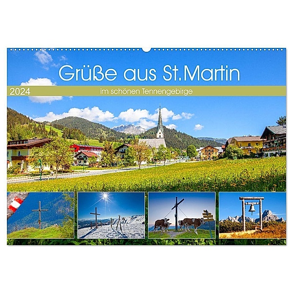Grüsse aus St.Martin (Wandkalender 2024 DIN A2 quer), CALVENDO Monatskalender, Christa Kramer