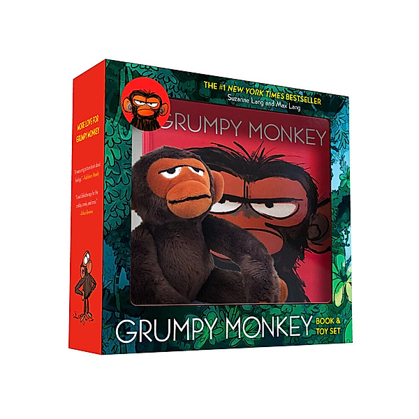 Grumpy Monkey Book and Toy Set, Suzanne Lang