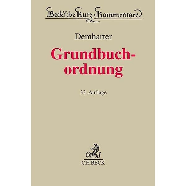 Grundbuchordnung, Johann Demharter