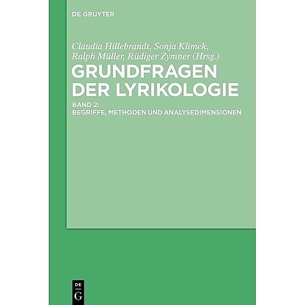 Grundfragen der Lyrikologie 2