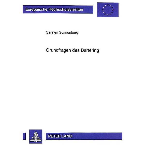 Grundfragen des Bartering, Carsten Sonnenberg