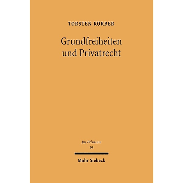 Grundfreiheiten und Privatrecht, Torsten Körber