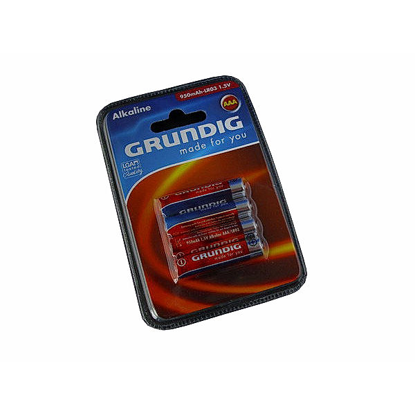 Grundig - Batterien Alkaline AAA, 4er-Pack