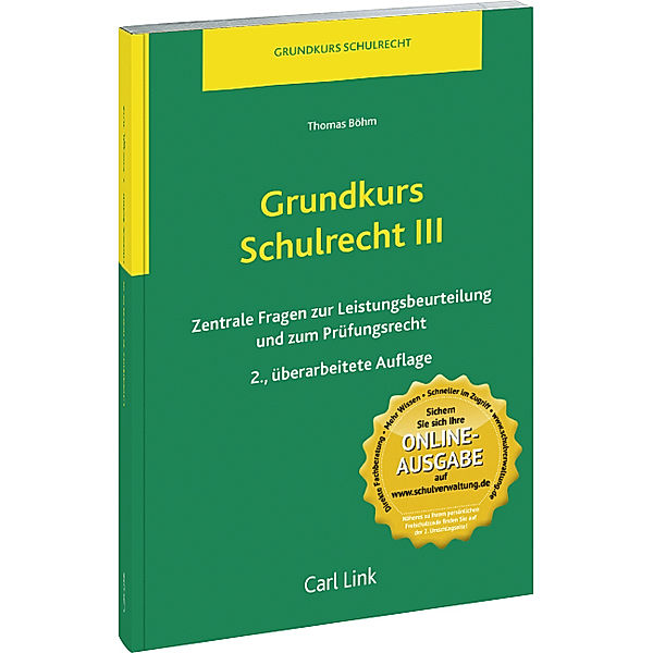 Grundkurs Schulrecht III, Thomas Böhm