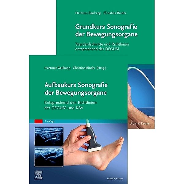 Grundkurs Sonografie der Bewegungsorgane / Aufbaukurs Sonografie der Bewegungsorgane, 2 Bde.