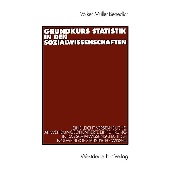 Grundkurs Statistik in den Sozialwissenschaften