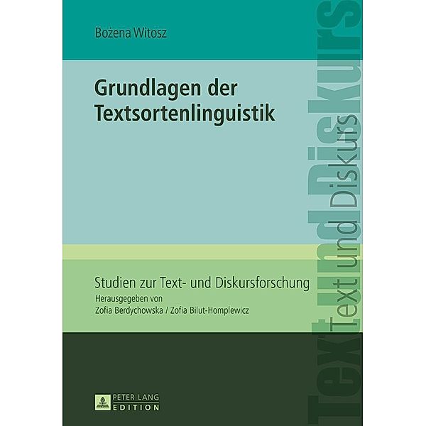 Grundlagen der Textsortenlinguistik, Witosz Bozena Witosz