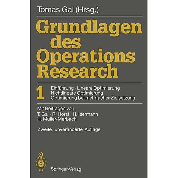 Grundlagen des Operations Research