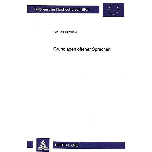 Grundlagen offener Sprachen, Rainer Hopfgarten