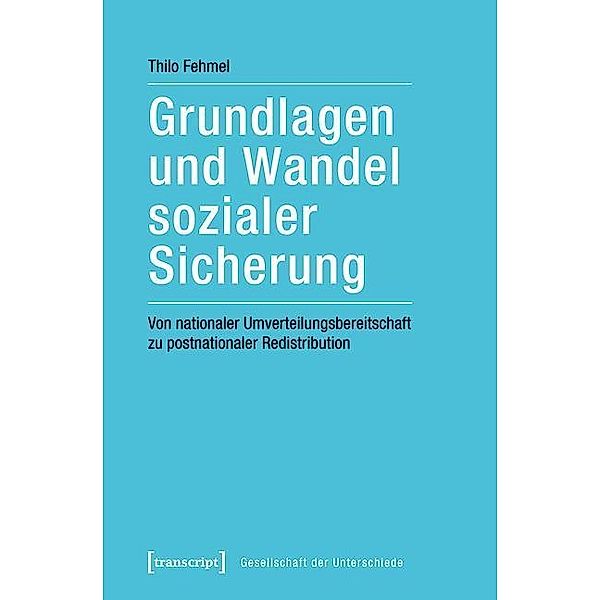 Grundlagen und Wandel sozialer Sicherung / Gesellschaft der Unterschiede Bd.58, Thilo Fehmel