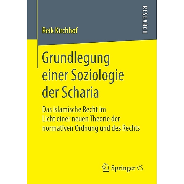 Grundlegung einer Soziologie der Scharia, Reik Kirchhof