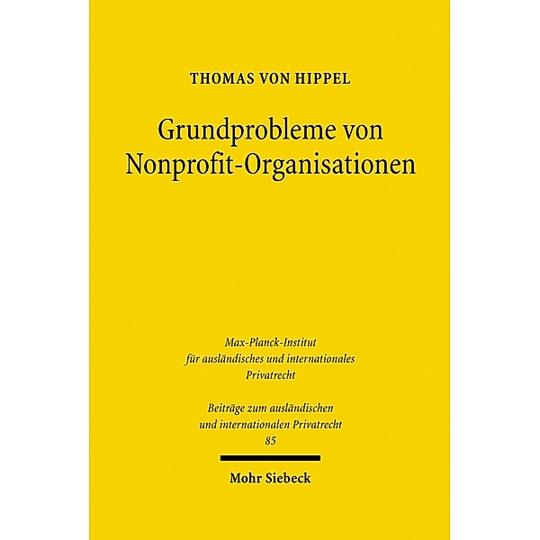 Grundprobleme von Nonprofit-Organisationen, Thomas von Hippel