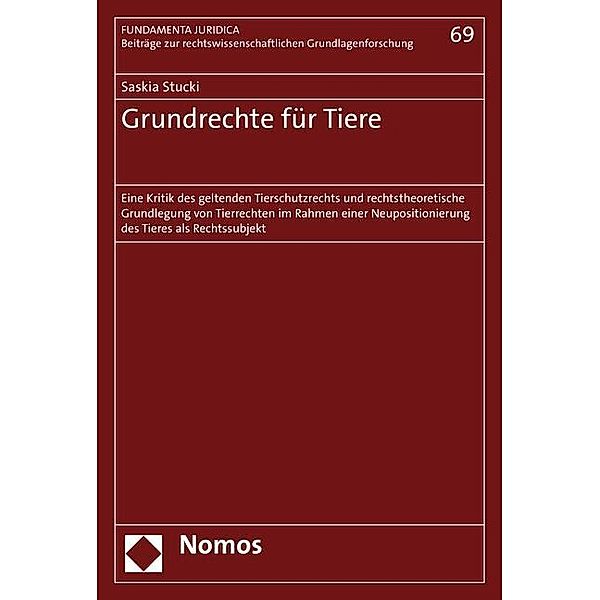 Grundrechte für Tiere, Saskia Stucki