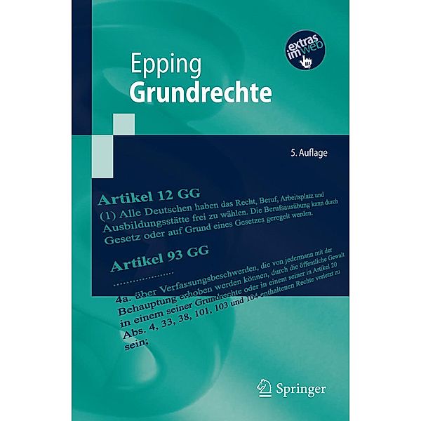 Grundrechte / Springer-Lehrbuch, Volker Epping