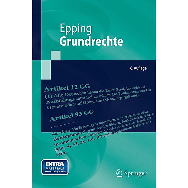 Grundrechte / Springer-Lehrbuch, Volker Epping