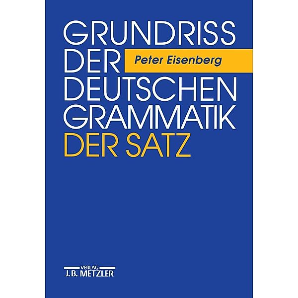 Grundriss der deutschen Grammatik, Peter Eisenberg