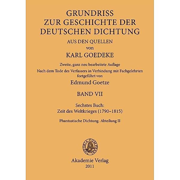 Grundriss zur Geschichte der deutschen Dichtung aus den Quellen BAND VII, Herbert Jacob