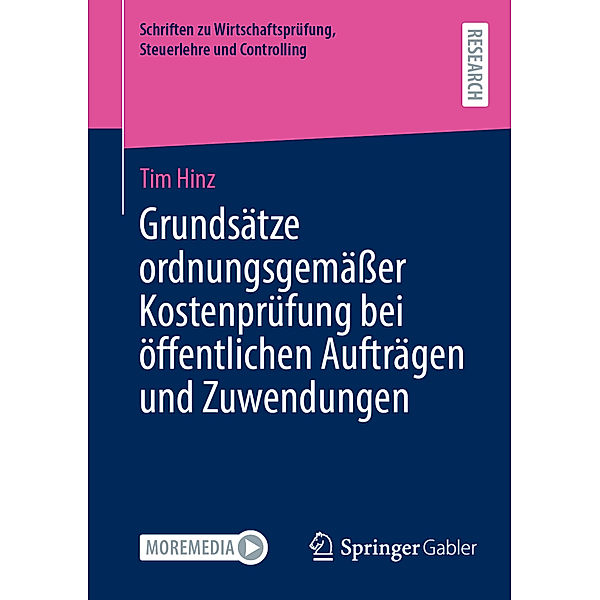 Grundsätze ordnungsgemäßer Kostenprüfung bei öffentlichen Aufträgen und Zuwendungen, Tim Hinz