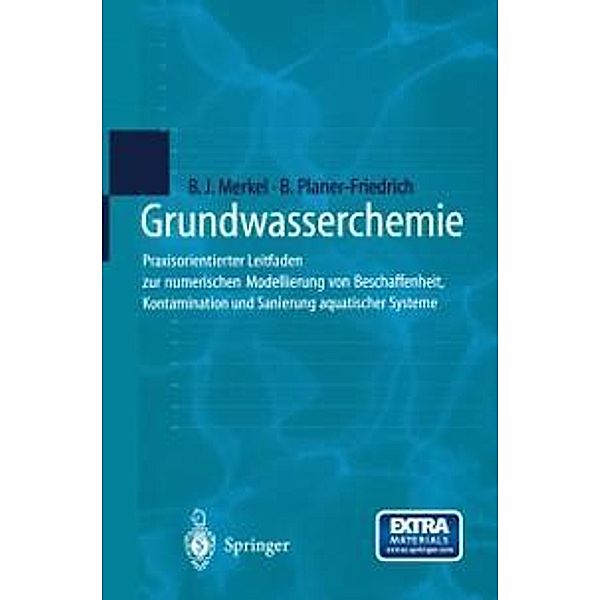 Grundwasserchemie, Broder J. Merkel, Britta Planer-Friedrich