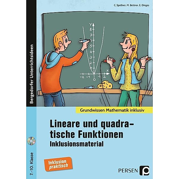 Grundwissen / Lin. und quadrat. Funktionen - Inklusionsmaterial, m. 1 CD-ROM, Cathrin Spellner, Marco Bettner, Erik Dinges