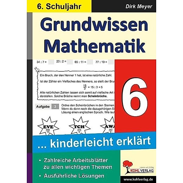 Grundwissen Mathematik 6. Schuljahr, Dirk Meyer