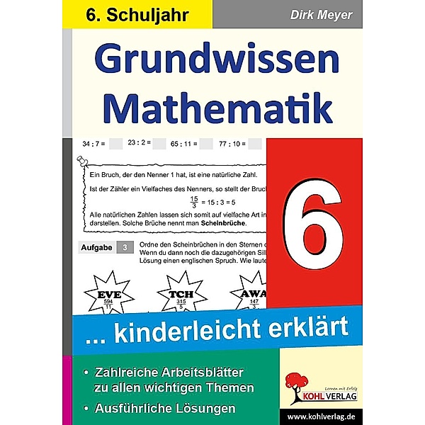Grundwissen Mathematik 6. Schuljahr, Dirk Meyer
