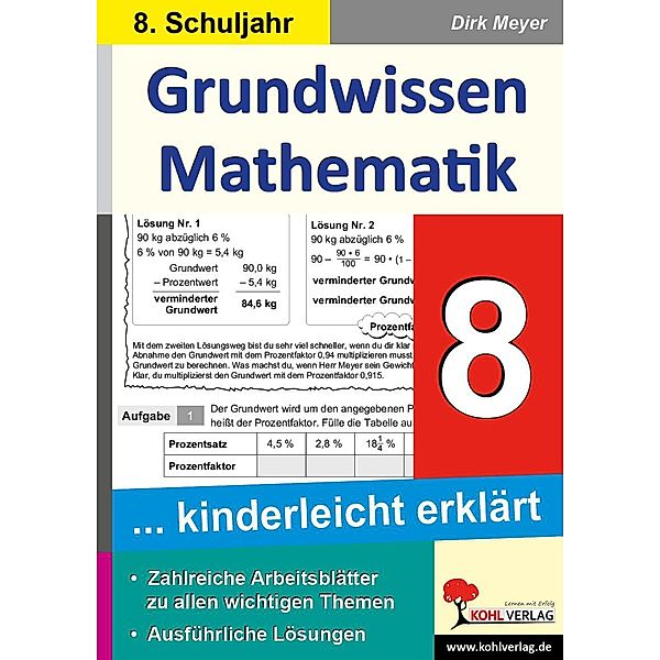Grundwissen Mathematik / Klasse 8, Dirk Meyer