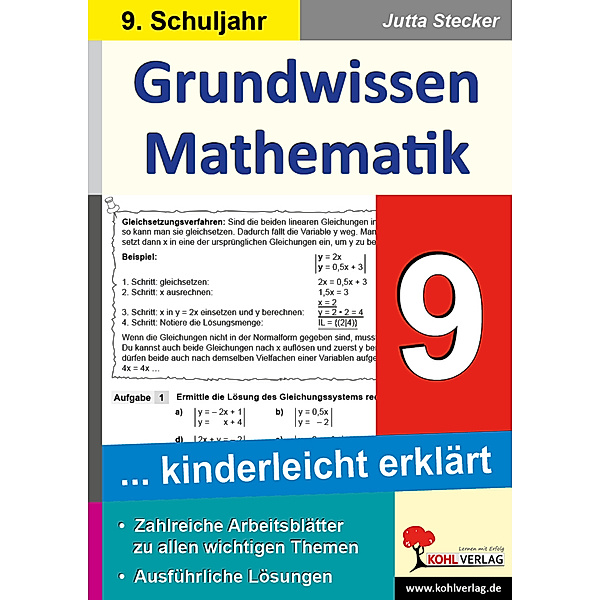 Grundwissen Mathematik / Klasse 9, Jutta Stecker