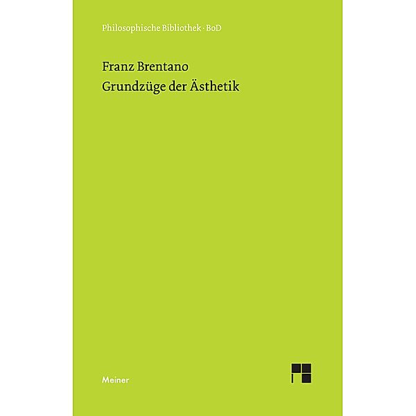 Grundzüge der Ästhetik, Franz Brentano