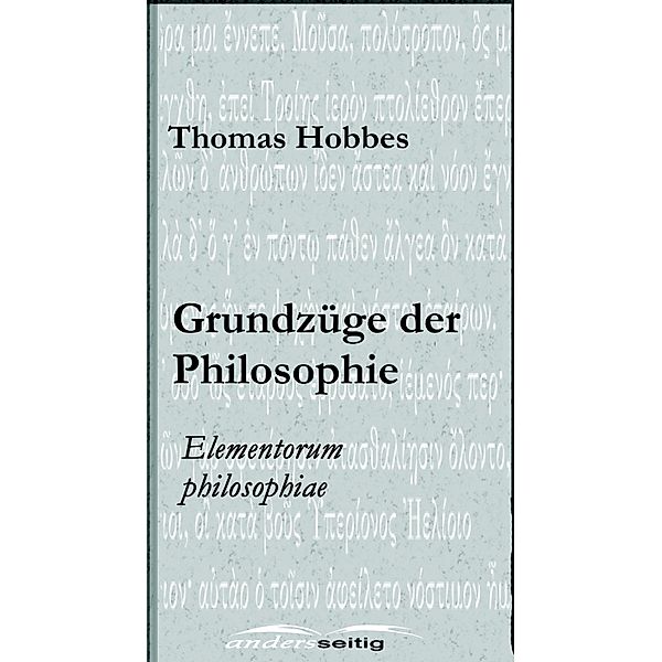 Grundzüge der Philosophie, Thomas Hobbes