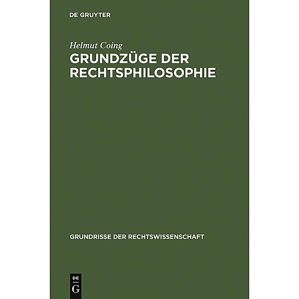 Grundzüge der Rechtsphilosophie, Helmut Coing