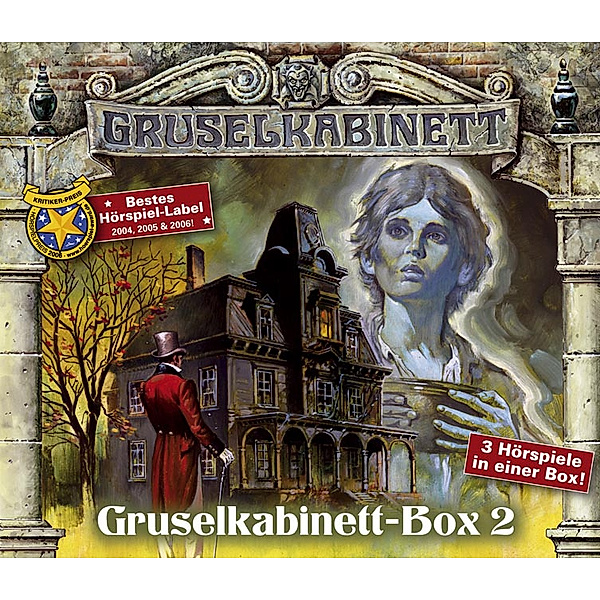 Gruselkabinett-Box 2, 3 Audio-CDs, Edward Bulwer-Lytton, Henry James, Gaston Leroux
