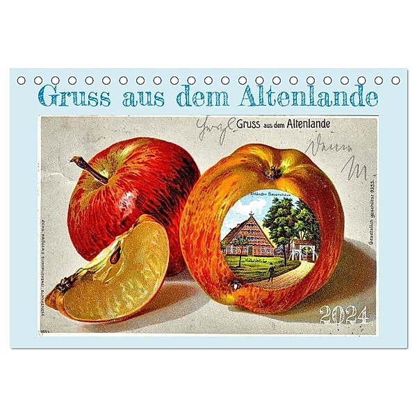 Gruss aus dem Altenlande (Tischkalender 2024 DIN A5 quer), CALVENDO Monatskalender, Calvendo, Henning von Löwis of Menar