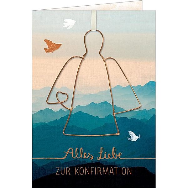 Grußkarte - Alles Liebe zur Konfirmation