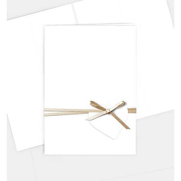 Grußkarte Blanko Design, Klappkarte hoch (105 x 148mm)