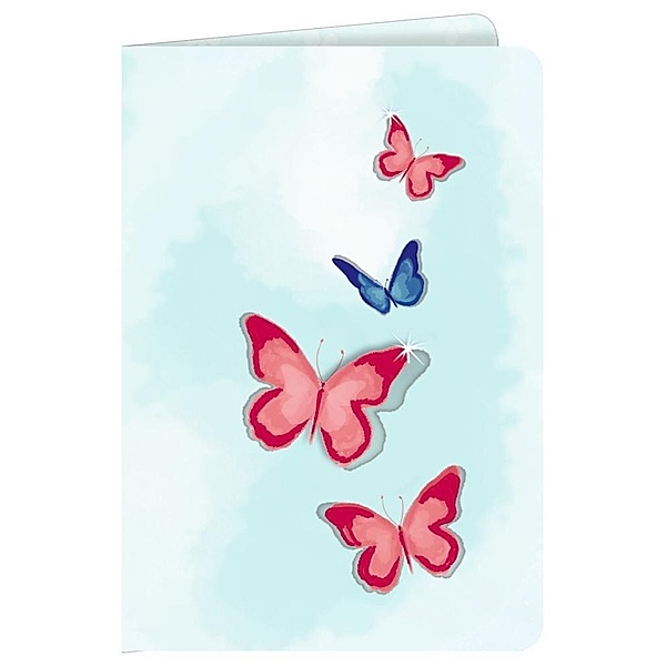 Grusskarte - Schmetterling