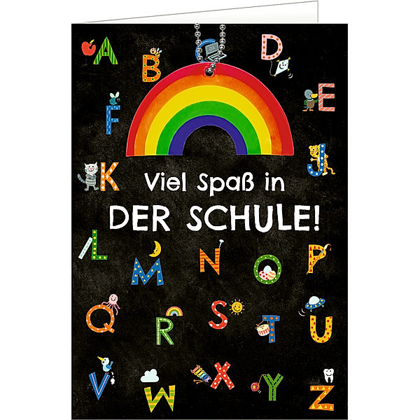 Grusskarte - Viel Spass in der Schule!