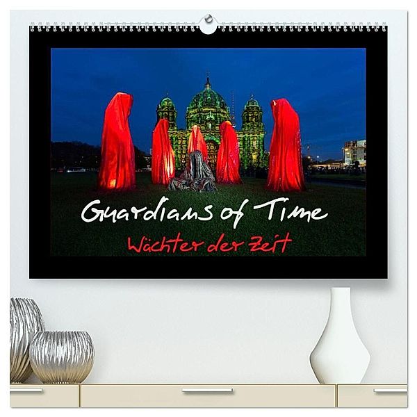 Guardians of Time - Wächter der Zeit (hochwertiger Premium Wandkalender 2025 DIN A2 quer), Kunstdruck in Hochglanz, Calvendo, Nelofee