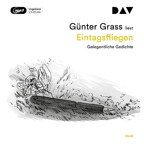 Günter Grass - die Autorenlesungen - Eintagsfliegen. Gelegentliche Gedichte,1 Audio-CD, 1 MP3, Günter Grass