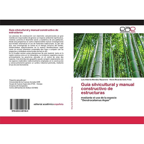 Guía silvicultural y manual constructivo de estructuras, Luis Alberto Mendez Nazareno, Kevin Ricardo Solís Frias