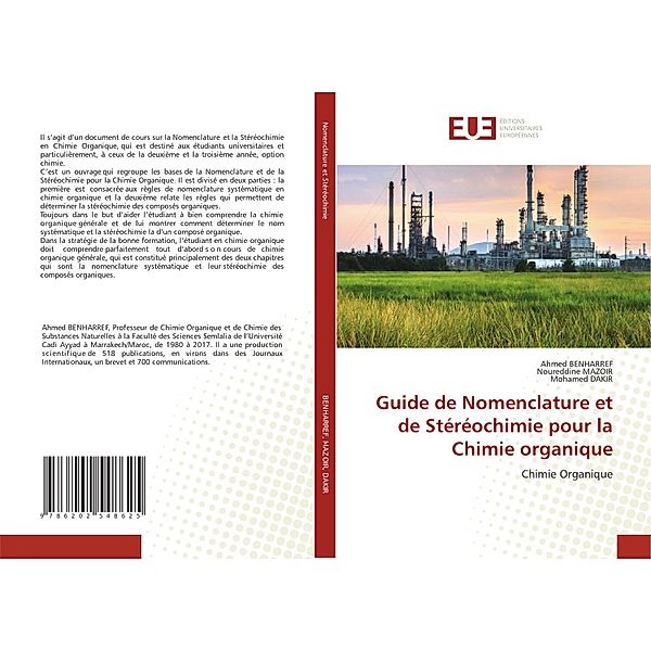 Guide de Nomenclature et de Stéréochimie pour la Chimie organique, Ahmed Benharref, Noureddine Mazoir, Mohamed Dakir