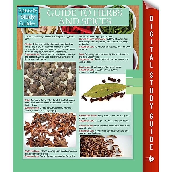 Guide To Herbs And Spices (Speedy Study Guides), Speedy Publishing