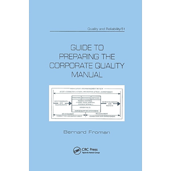 Guide to Preparing the Corporate Quality Manual, Bernard Froman