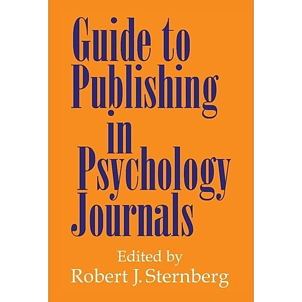 Guide to Publishing in Psychology Journals