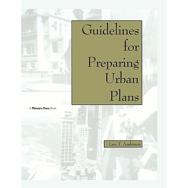 Guidelines for Preparing Urban Plans, Larz Anderson