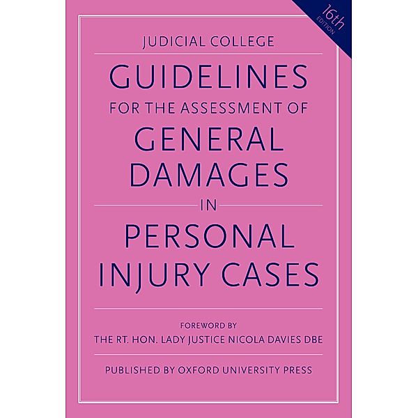 Guidelines for the Assessment of General Damages in Personal Injury Cases, Judicial College