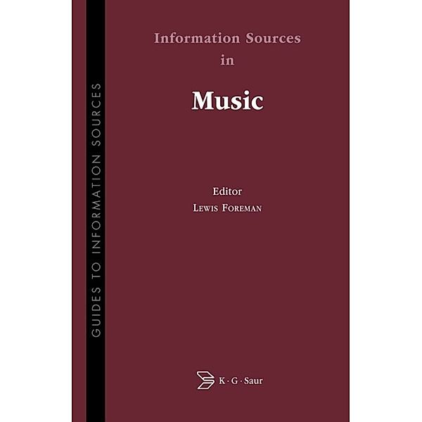 Guides To Information Sources / Information Sources in Music