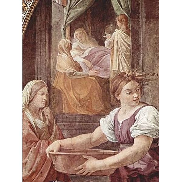 Guido Reni - Fresken im Palazzo Quirinale, Cappella dell'Annunciata, Eingangswand, Maria Geburt - 100 Teile (Puzzle)